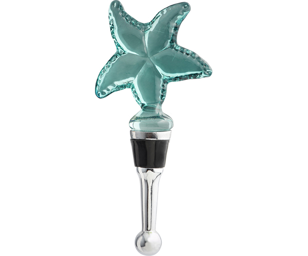 Glass Starfish Coastal Collection Bottle Stopper