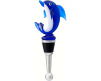 Glass Bottle Stopper Classic Dolphin-BS-449