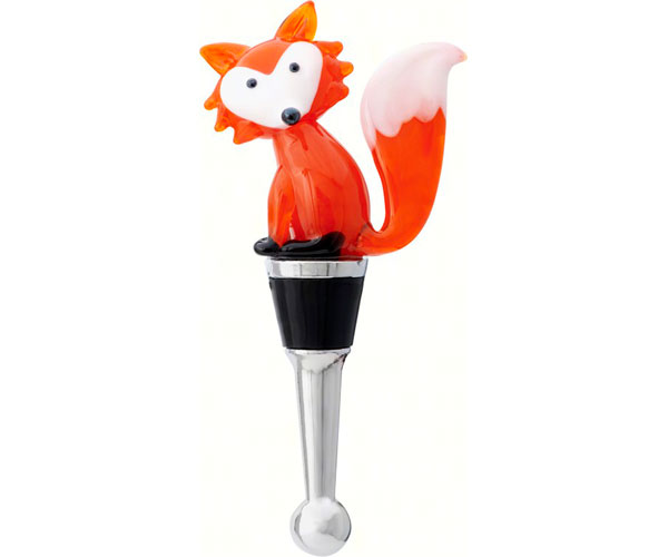 Bottle Stopper - Orange Fox