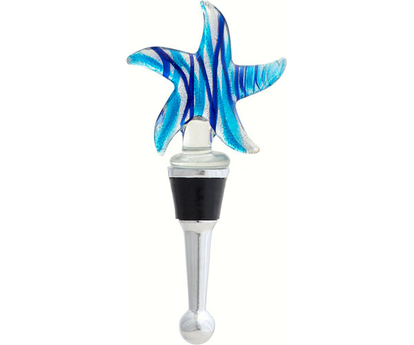 Bottle Stopper Turquoise Starfish