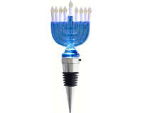 Hanukkah Menorah Light Up Stopper-HK-023