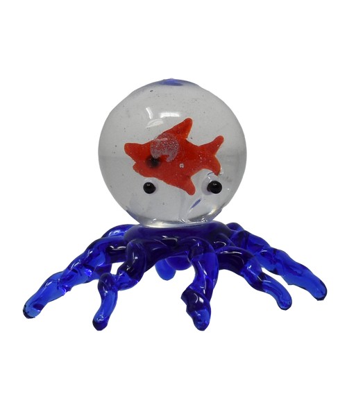 Milano Art Glass Well Fed Octopus