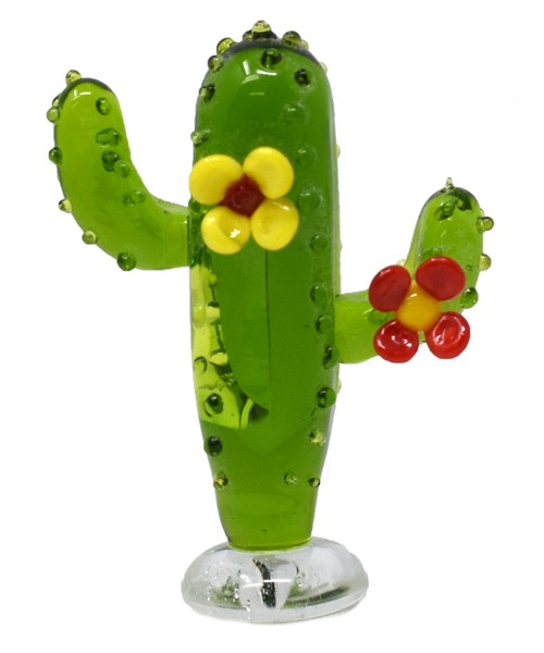 Milano Art Glass Animals-Cactus