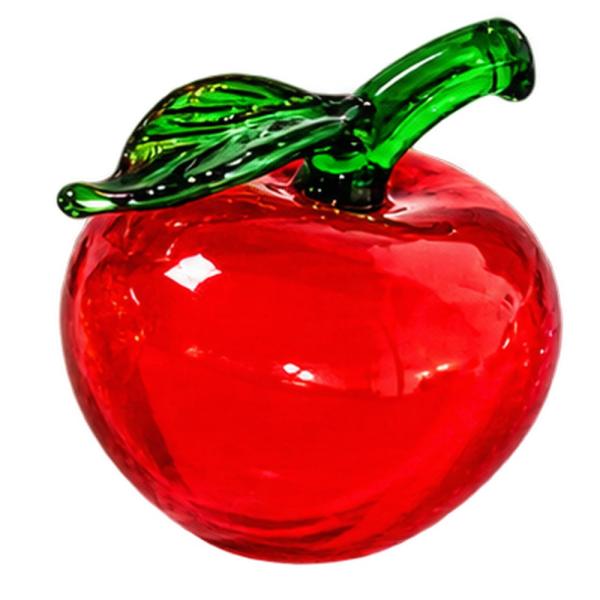 Milano Art Glass Red Apple