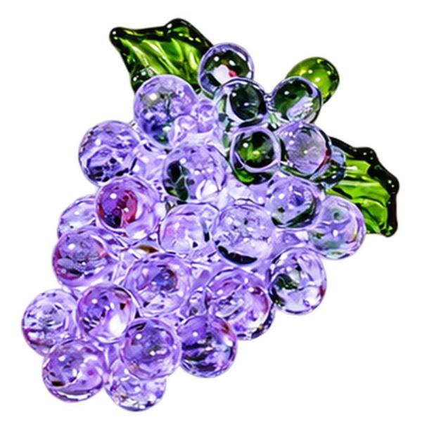 Milano Art Glass Purple Grapes