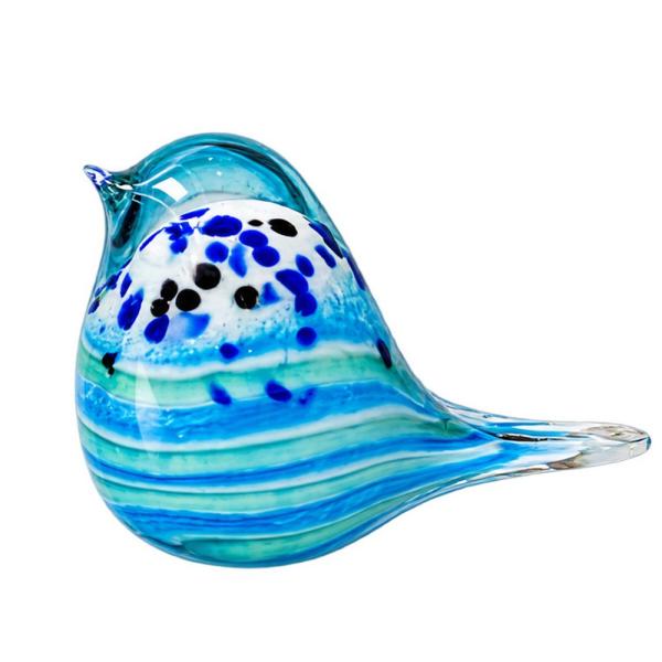 Milano Art Glass Blue Bird