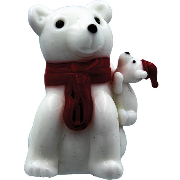 Milano Art Glass Polar Bear