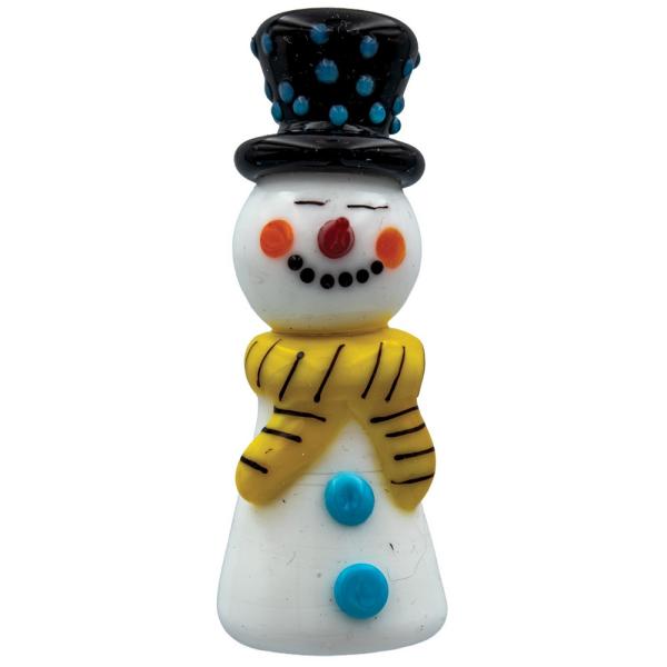 Milano Art Glass Tophat Snowman