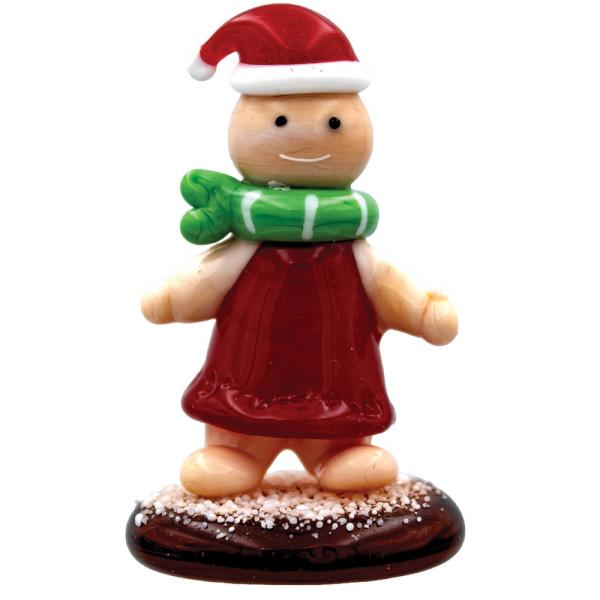 Milano Art Glass Gingerbread Man