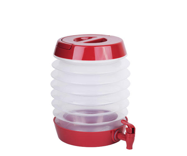 Collapsible Beverage Dispenser Red