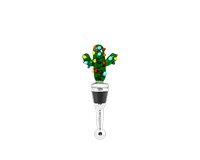 Glass Bottle Stoppe Cactus with Xmas lights-XM-1058