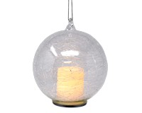 Christmas LED Candle in Globe - Contemporary-XM-1076
