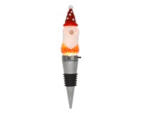 Santa Gnome Light Up Bottle Stopper - Red-XM-2027