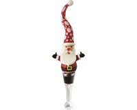 Bottle Stopper Santa in Hat-XM-678