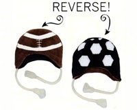 Football/Soccer Reversible Kids Winter Hat Large-LCKDWLFS