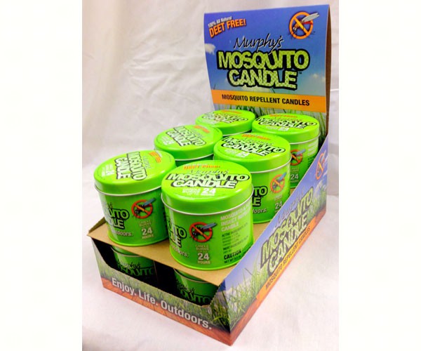 Murphys Mosquito Candle Tabletop Display 12 pcs