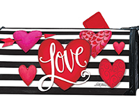 Heart with Stripe MailWrap-MAIL01690