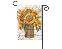 Farmhouse Sunflower Garden Flag-MAIL31753