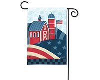 American Barn Garden Flag-MAIL31855