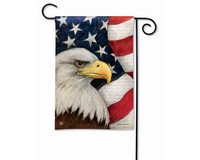 American Eagle Garden Flag-MAIL32170