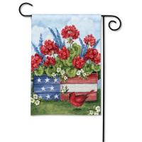 Patriotic Planter Box Garden Flag-MAIL33098