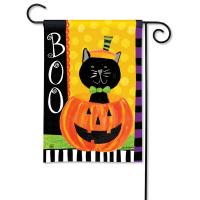 Boo Kitty Garden Flag-MAIL33146