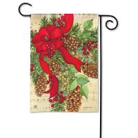 Holiday Swag Garden Flag-MAIL33163