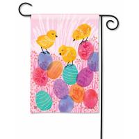 Spring Chicks Garden Flag-MAIL33211