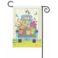 Flower Truck Garden Flag-MAIL33230