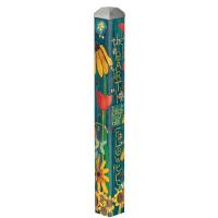 Earth Laughs in Flowers 16 inch Mini Art Pole-MAILPL5089