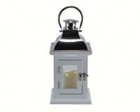 White 11 inch LED Lantern-MFLNCRW11