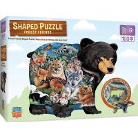Forest Friends Shaped 100 Piece Puzzle-MPP11706