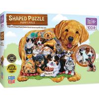 Puppy Pals Shaped 100 Piece Puzzle-MPP11926