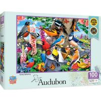 Audubon Spring Gathering Puzzle 100pc-MPP12242