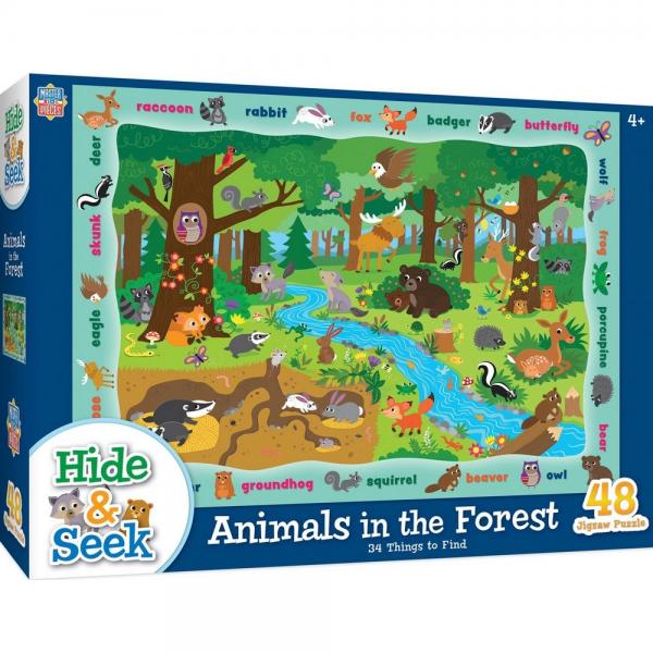 Hide and Seek Animals in the Forest