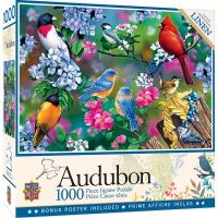 Audubon Songbird Collage 1000 Piece Puzzle-MPP31977
