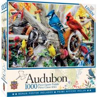 Audubon Backyard Birds 1000 Piece Puzzle-MPP31978