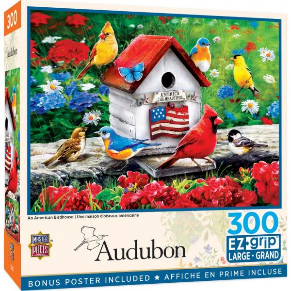 An American Birdhouse Puzzle 300pc