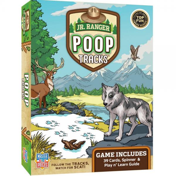 Jr Ranger Poop Tracks Kids Card Game