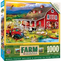 Farm & Country Barnyard Crowd 1000 Piece Puzzle-MPP72238