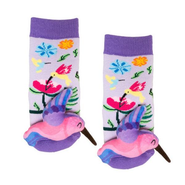 Hummingbird Toddler Slipper Socks