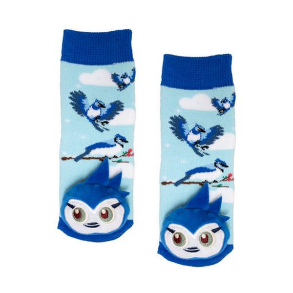 Blue Jay Toddler Slipper Socks