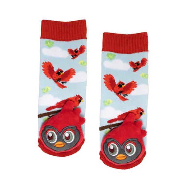 Cardinal Toddler Slipper Socks