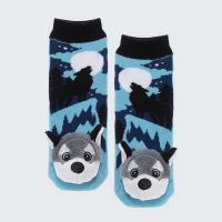Timber Wolf Toddler Slipper Socks-MM27116