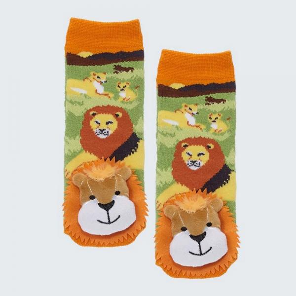 Lion Toddler Slipper Socks