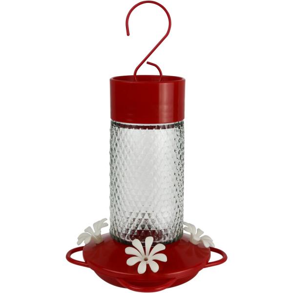 Charming Cherry Glass Hummingbird Feeder 13oz Charming Cherry Glass Hummingbird Feeder 13oz