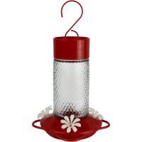 Charming Cherry Glass Hummingbird Feeder 13oz-NWTGF3