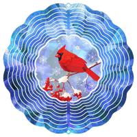 Winter Red Cardinal Wind Spinner 16 inch-NI101406001WRRD