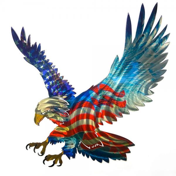 Independence Eagle Wall Art Metal