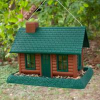 Large Log Cabin Birdfeeder-NSI9063M